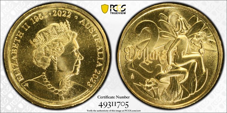 Tooth Fairy, Two Dollar, 2023, PCGS MS69