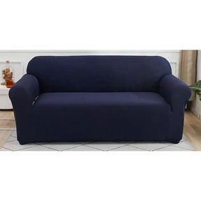 Elastic Stretch Sofa Cover Puru Blue 230 cm|USED/DIRTY