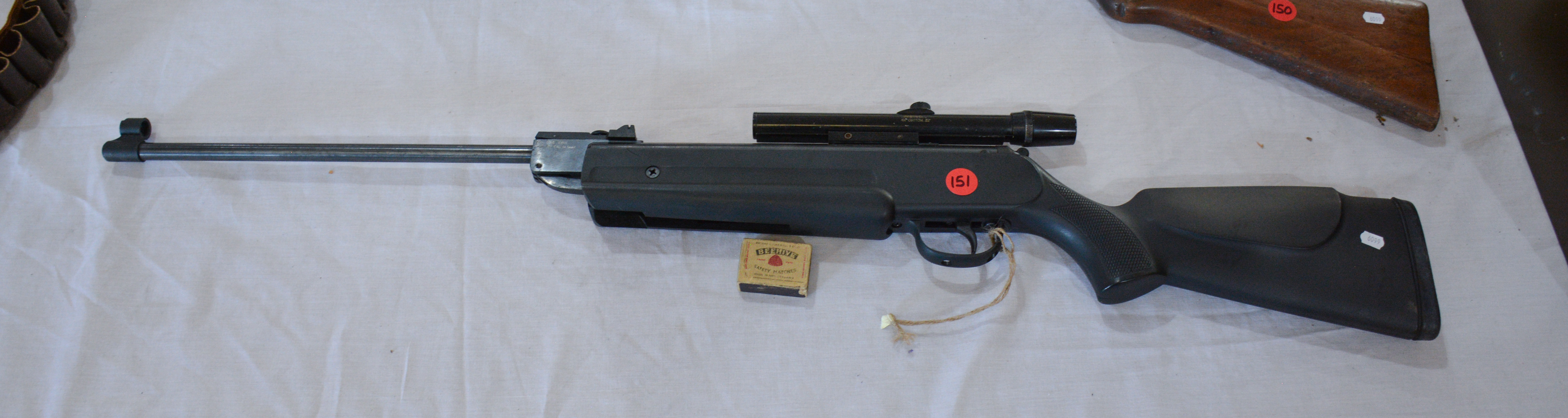 .177 Cal Air Rifle with Scope — sold at auction in New Zealand for $150