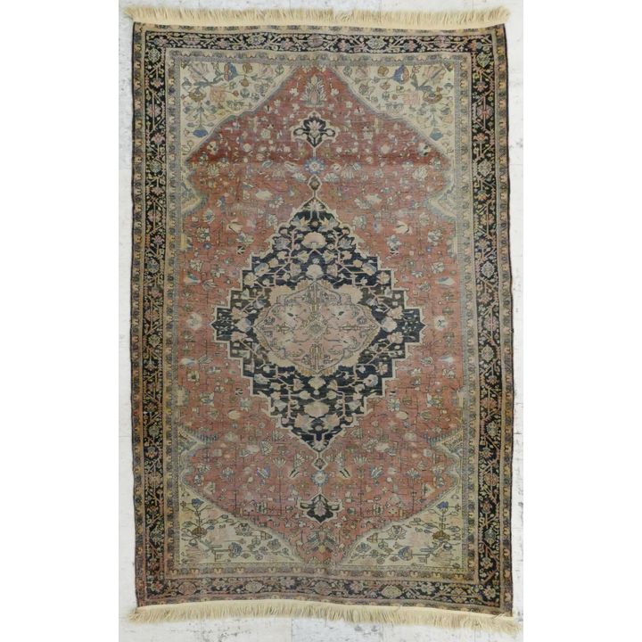 Antique Persian Sarouk Fereghan Oriental Rug