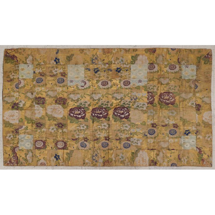 Japanese Meiji Silk Kesa Buddhist Robe