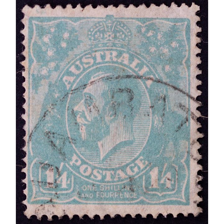 Small Multiple Watermarks, One Shilling & Fourpence, 1927, Fine