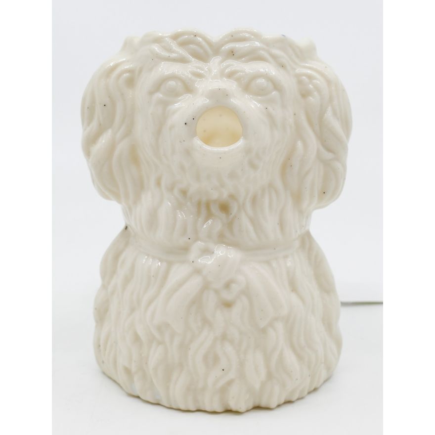 Antique Bisque Figural Dog Creamer 5''