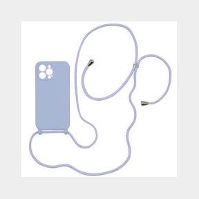 Adjustable Silicone Shockproof Crossbody iPhone 12Pro Max Cover - Lilac - Adjustable Trendy Silicone |51750/11971 AS B3 (S10)