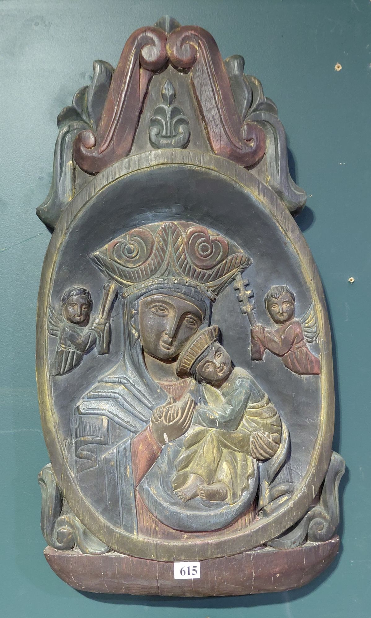 615 · RELIGIOUS PLAQUE