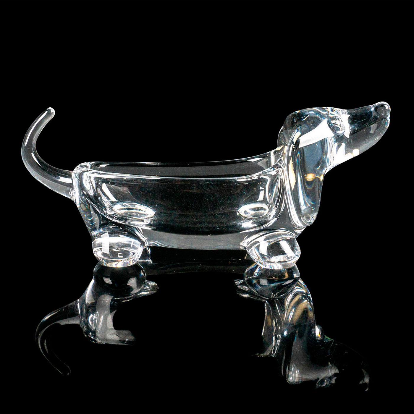 Kristallglas Dackel von Vide-Poche für Vannes Le Châtel, 1960er bei Pamono  kaufen