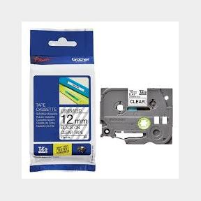 Tape Cassette Laminated 12mm Black on Clear Tape | 51734/8326 B4(S9)