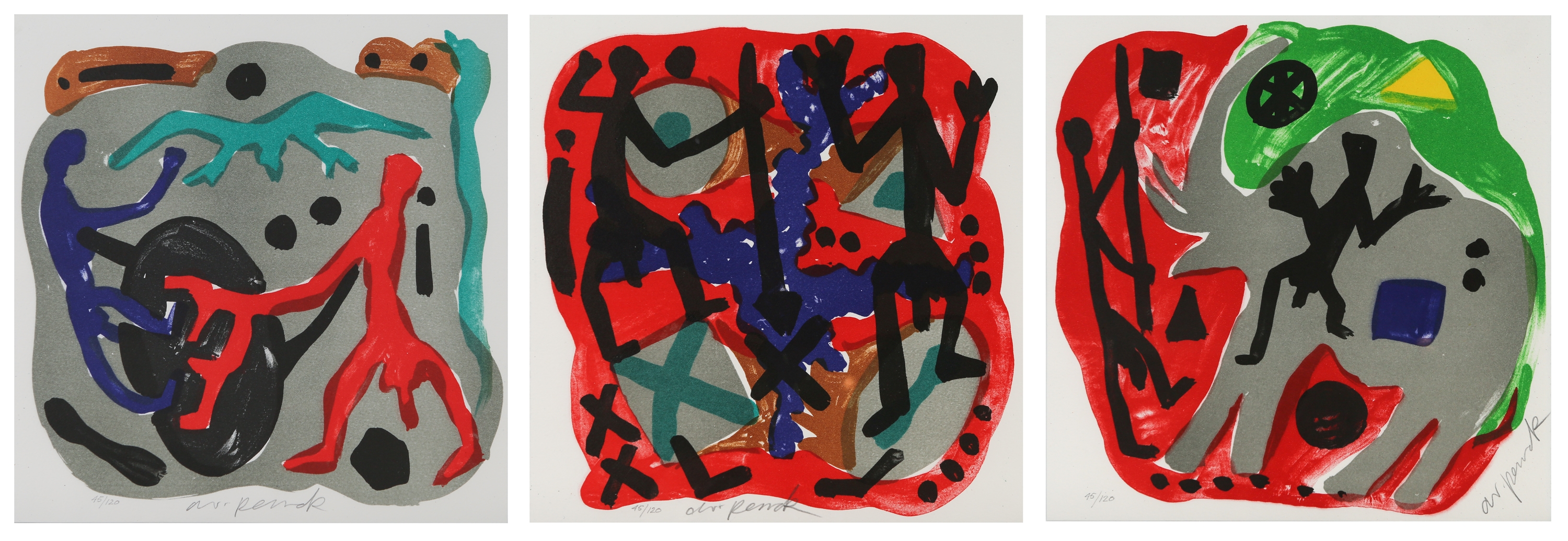 A.R. Penck Kopenhagen Suite II 1995