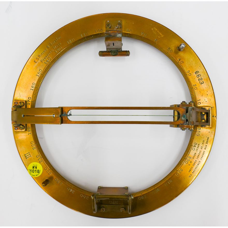 Vintage Ritchie & Sons Azimuth Ring - Measures 10''