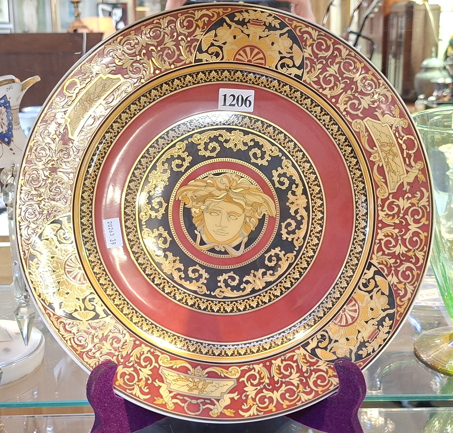 Rosenthal Versace Cabinet Plate