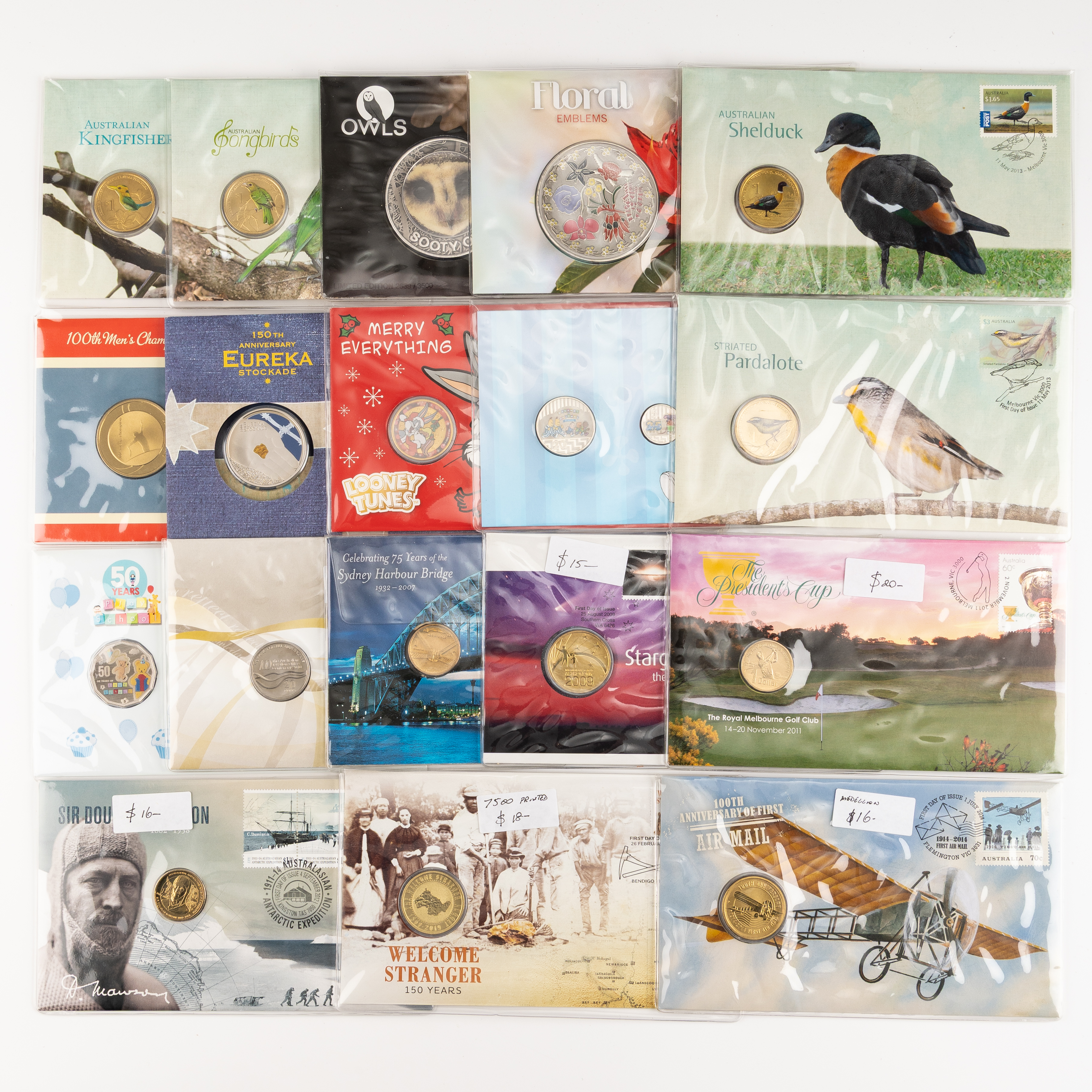 Elizabeth II, General Interest, Twenty Cents - Five Dollars, 2004 - 2019, UNC