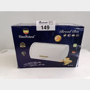 DH - BEAUTIFUL HOUSE ROLAND GERMAN DESIGN BREAD BOX - WHITE