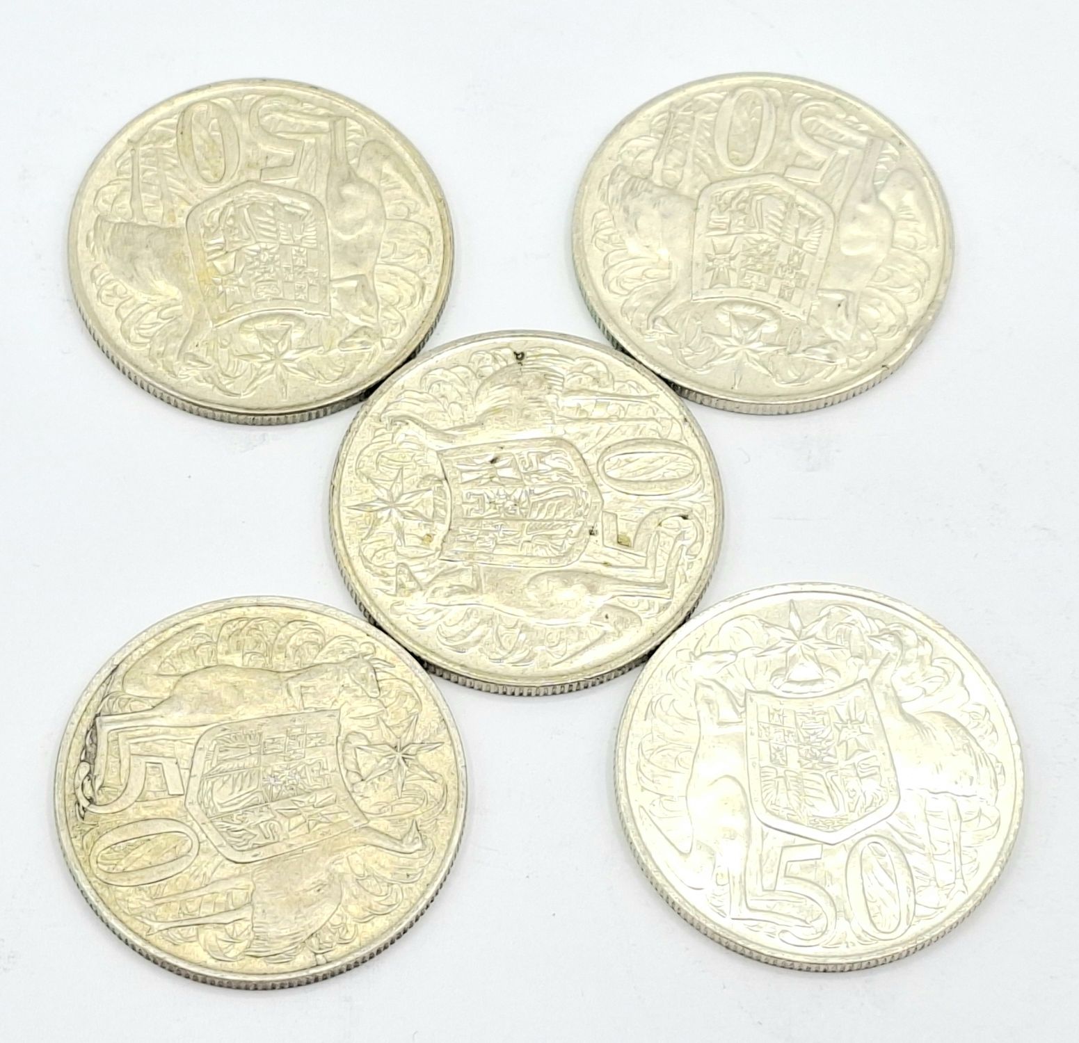 1071 · 1966 SILVER 50C COINS