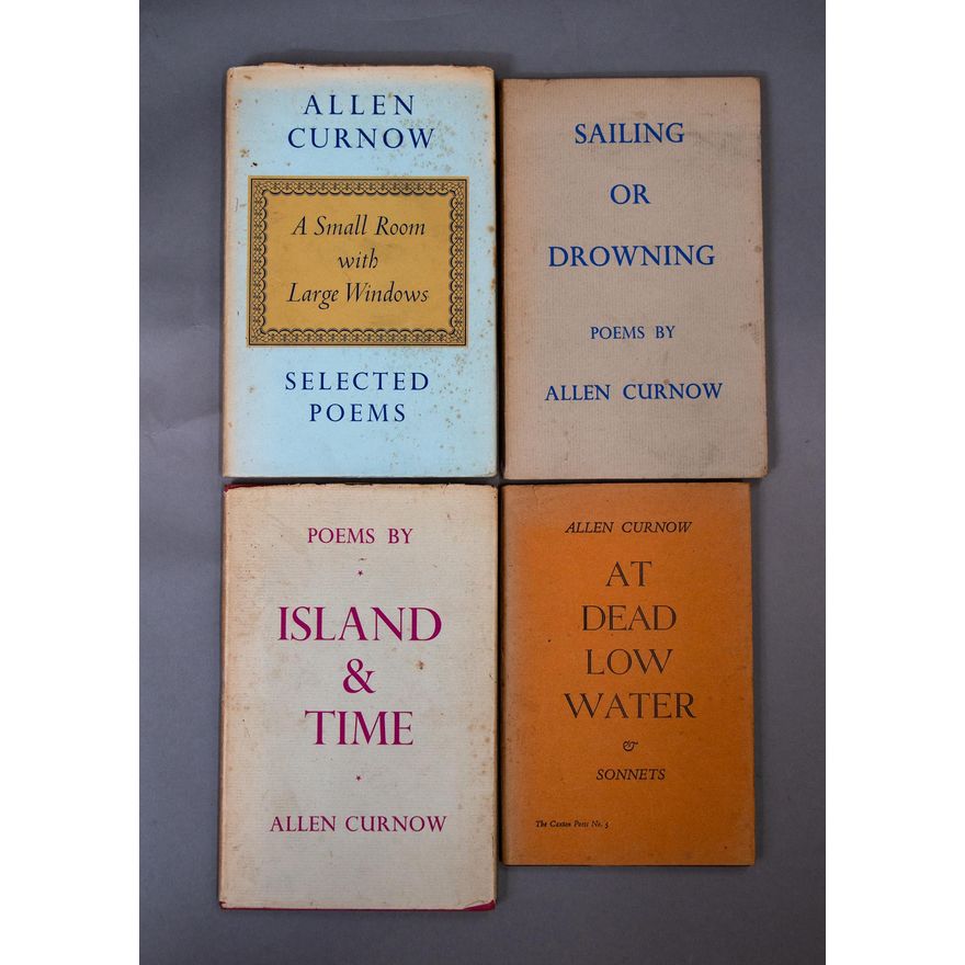 CURNOW, ALLEN [4 Titles] - At Dead Low Water. & Sonnets,