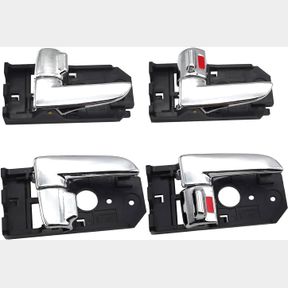 LCYOLADA PACK OF 4 INTERIOR DOOR HANDLES COMPATIBLE WITH 2004-2009 KIA SPECTRA SPECTRA5, FRONT REAR LEFT DRIVER & RIGHT PASSENGER
