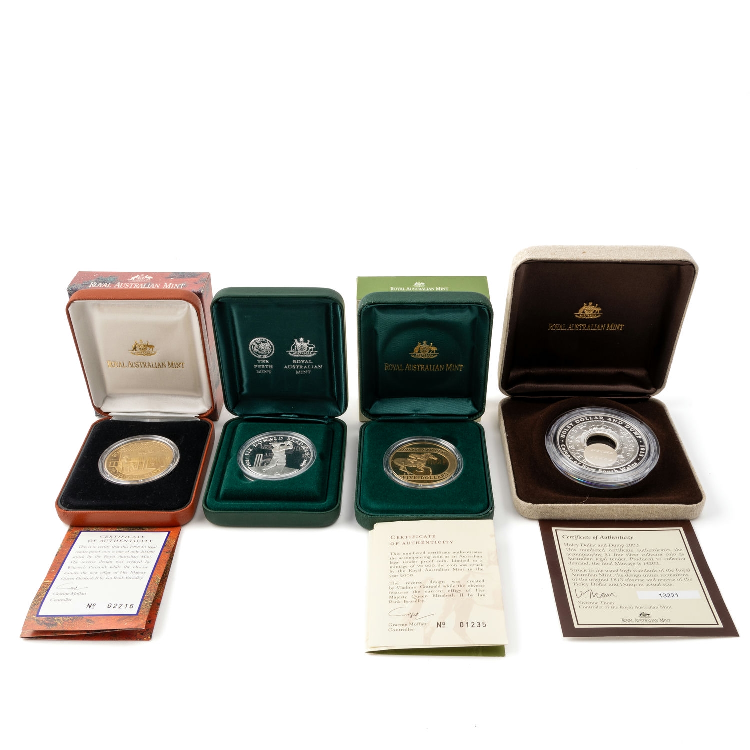 Elizabeth II, Holey Dollar & Dump, One Dollar, 2003, FDC