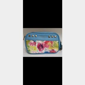 OLIVER KATE BLUE PRINT SMALL PURSE BAG - 51626/10389