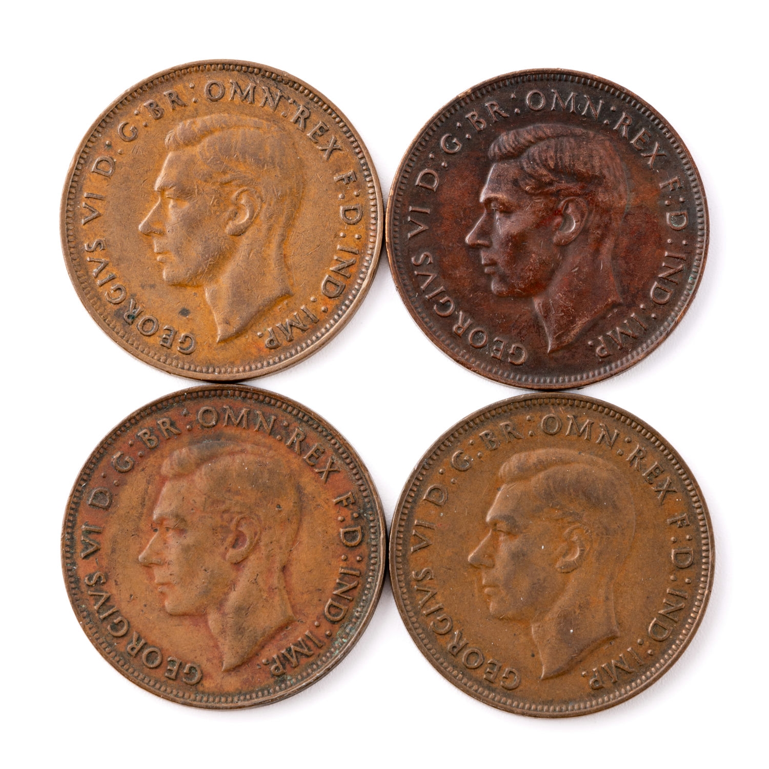 George VI, Penny, 1946, VF - aEF