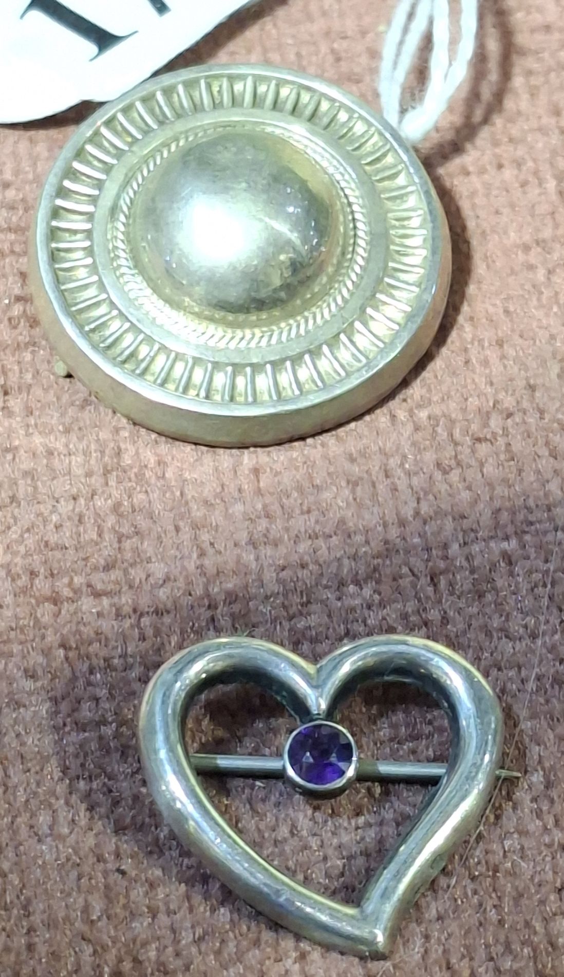 Two Vintage Silver Brooches