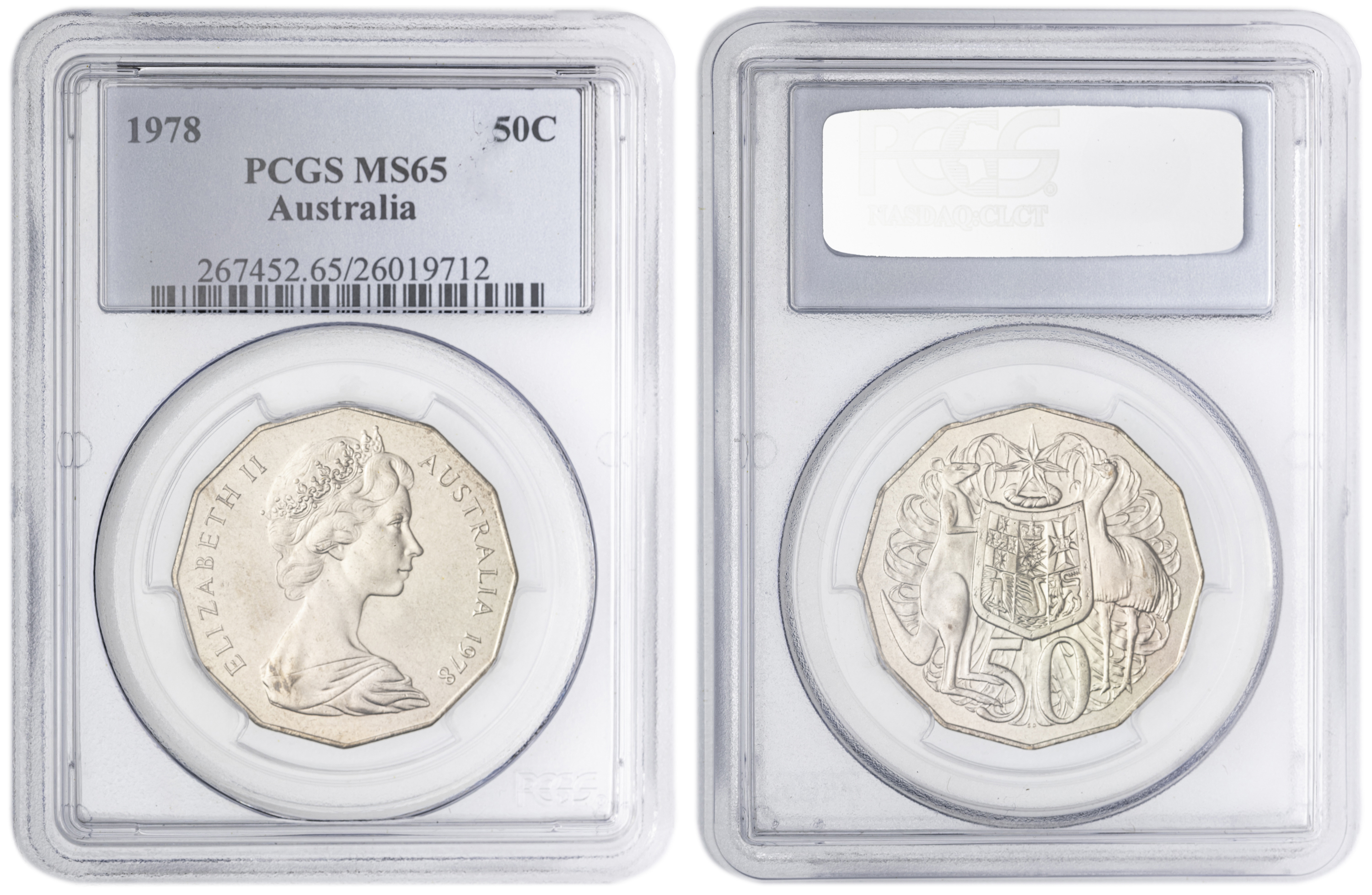 , Fifty Cent, 1978, PCGS MS65