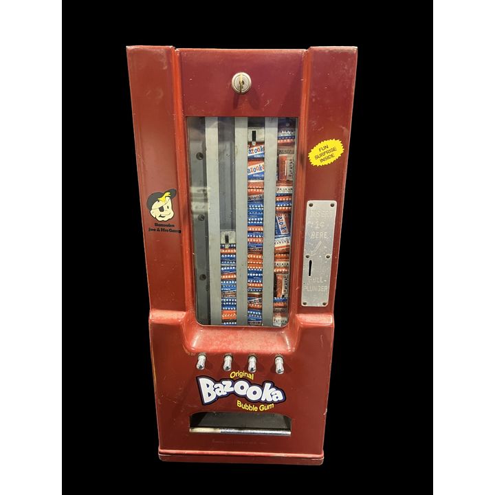 Bazooka Bubble Gum Coin Op Machine