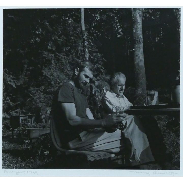 Mary Randlett ''August 1949'' (Mark Tobey & Morris Graves) Photograph