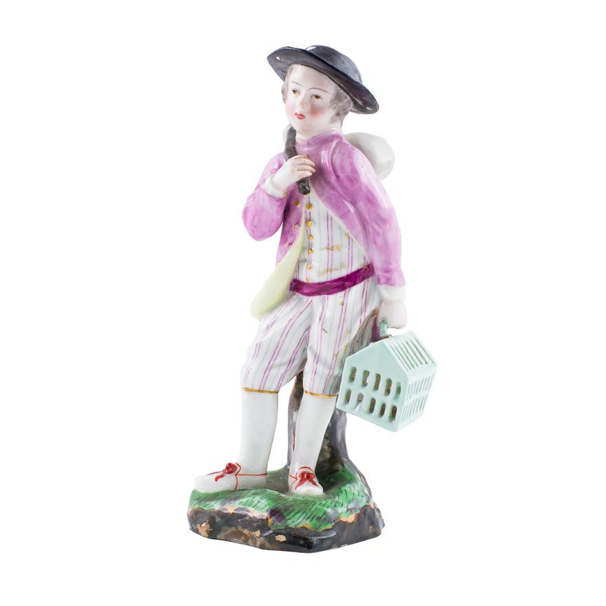 Figurka ptasznika, Höchst, Niemcy, XVIII w.