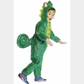 TODDLER HALLOWEEN CHAMELEON COSTUME HYDE AND EEK SZ 2T-3T