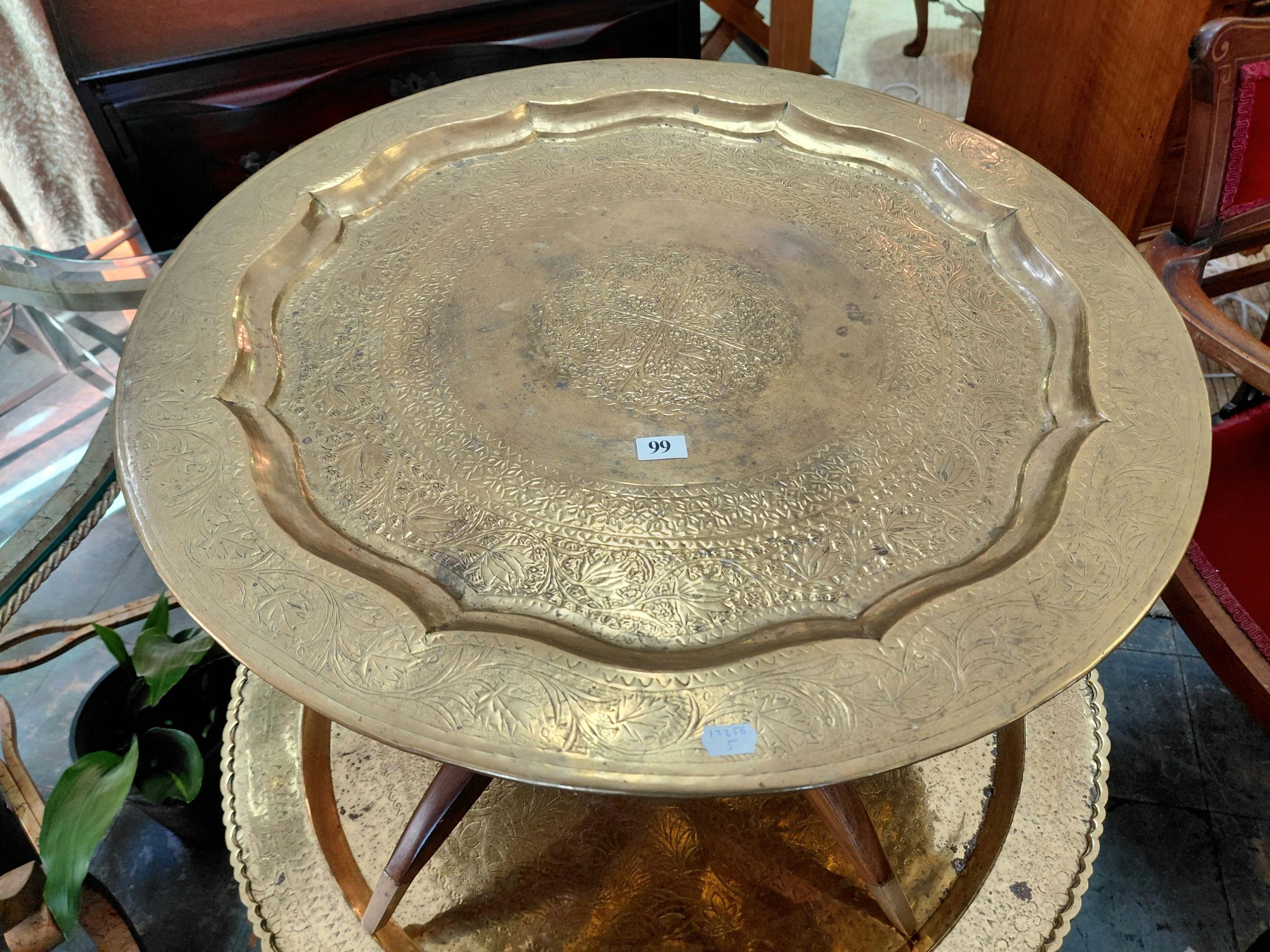 Oriental Brass Table