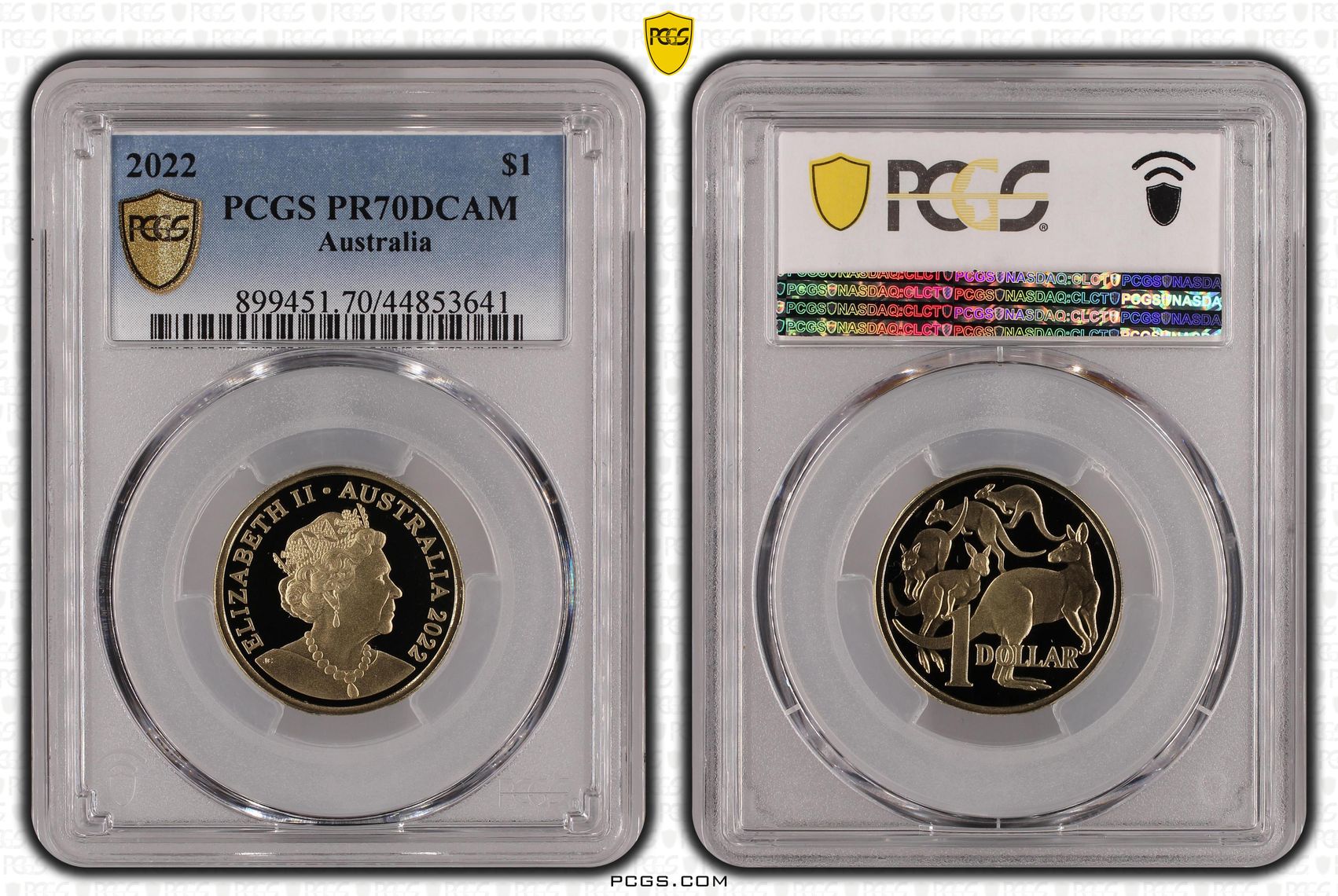 Elizabeth II, One Dollar, 2022, PCGS PR 70DCAM
