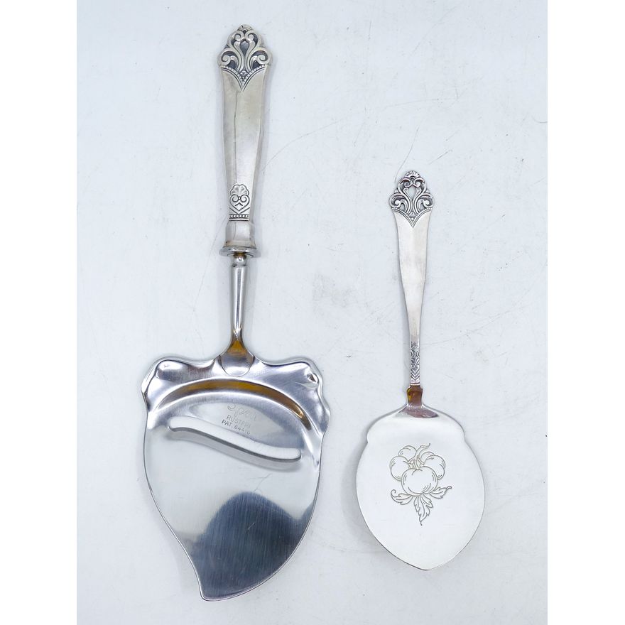 Box 2pc Marthinsen Norwegian Sterling Serving Pieces