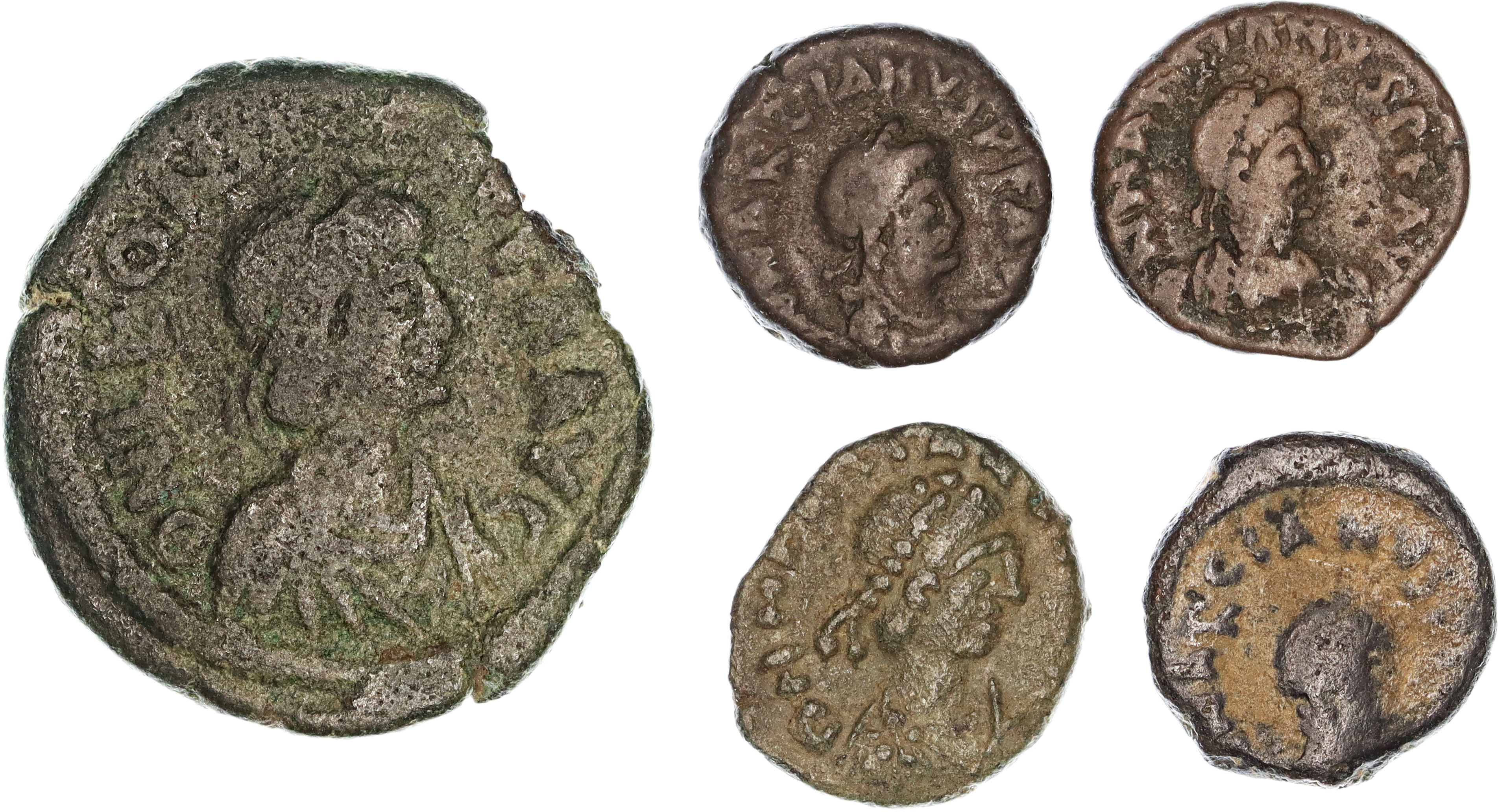 Roman Empire, Marcian & Leo I, Æ, 5th Century AD, nF-nVF