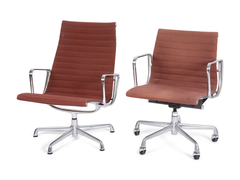 A Pair of Herman Miller Aluminum Group Desk Chairs 