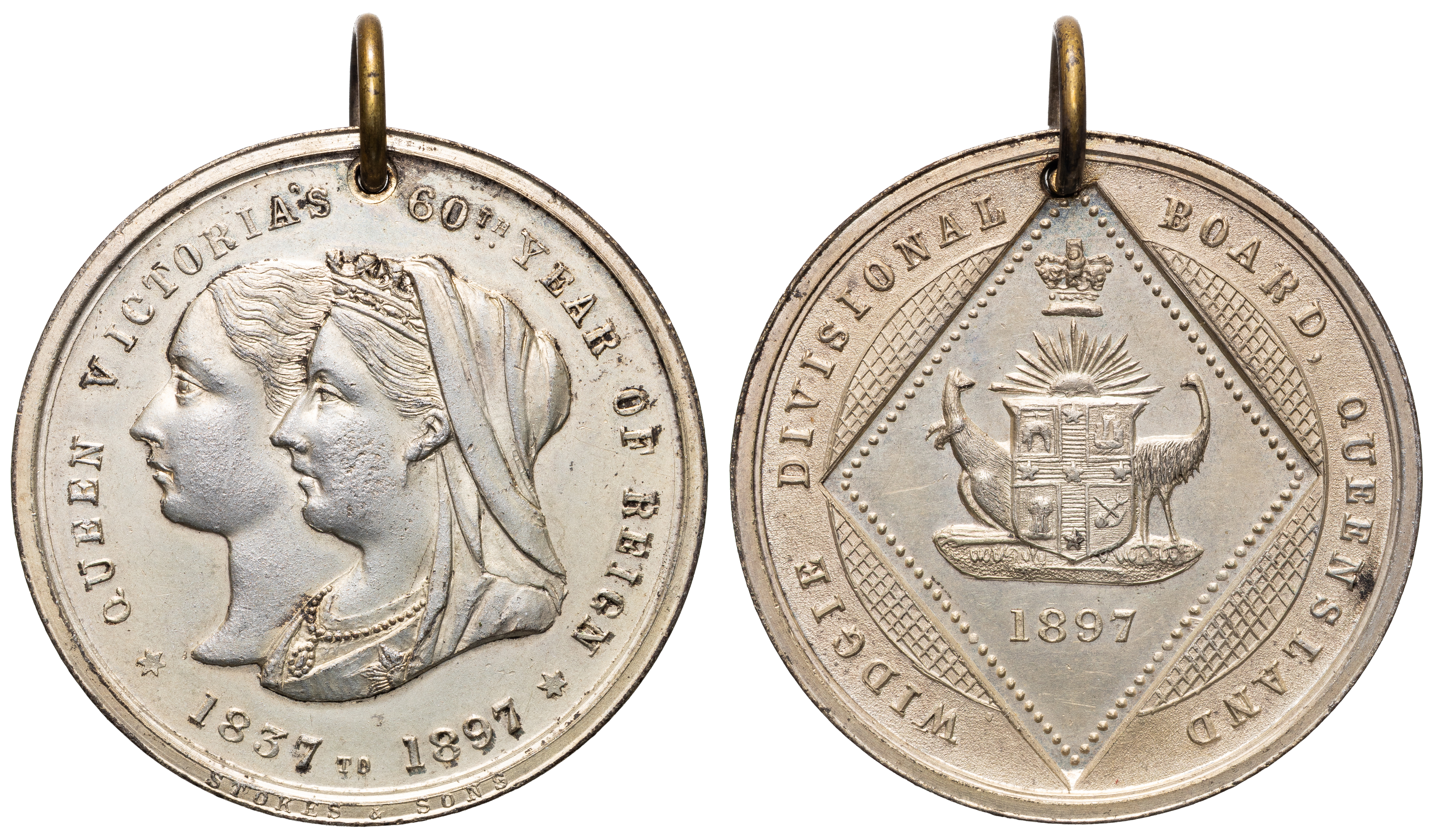 Victoria, Stokes & Sons - Queen Victoria's 60th Year of Reign, 1897, UNC
