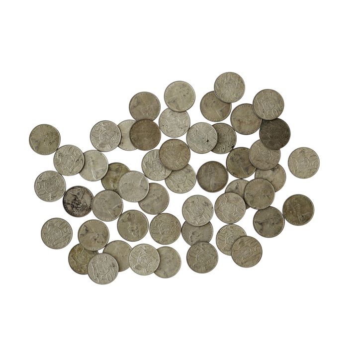 Group, Elizabeth II, Fifty Cents, 1966