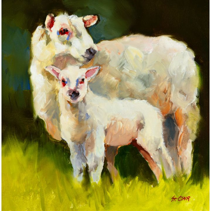 Linda St. Clair (1952-2019), Spring Lamb