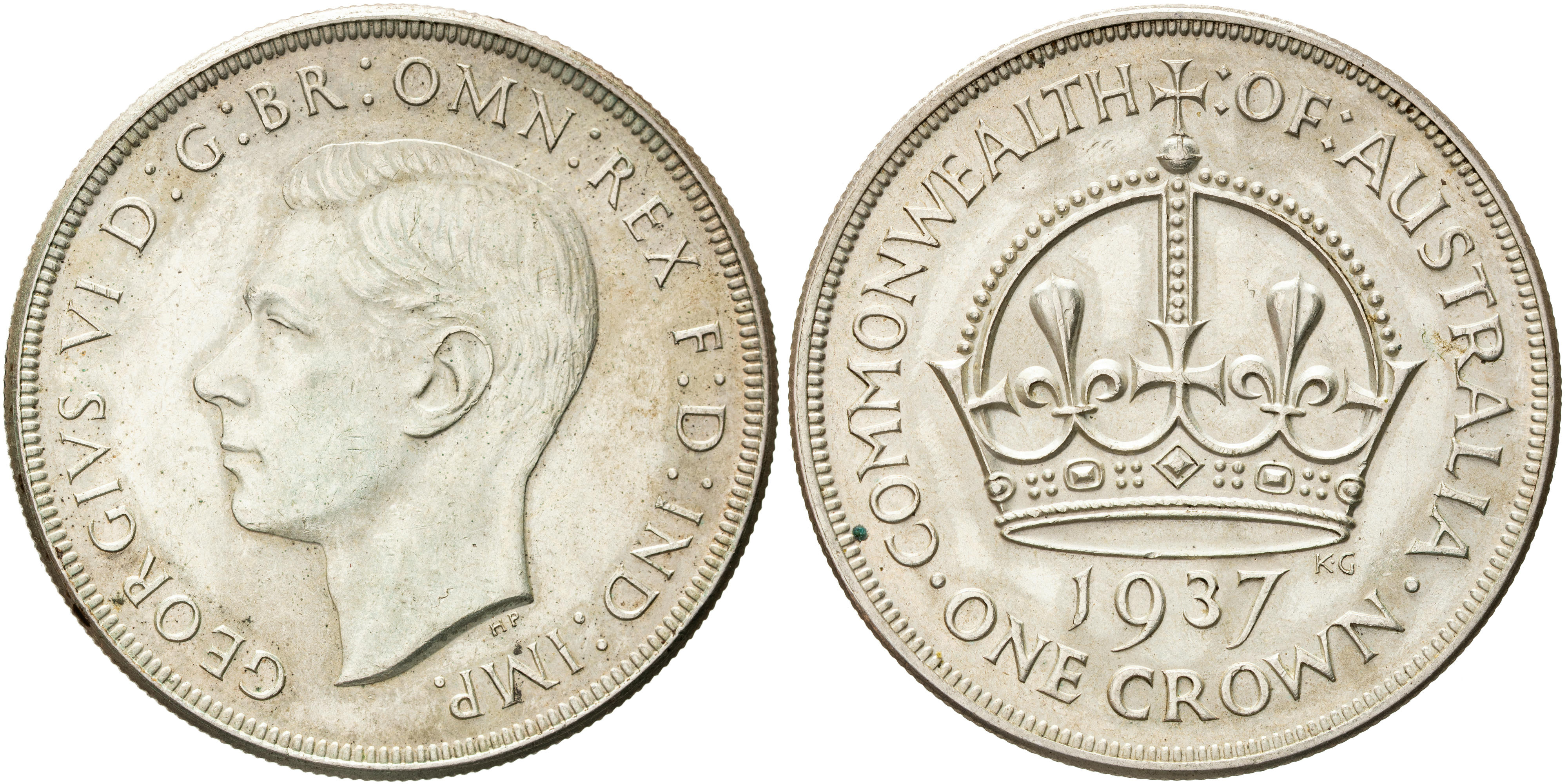 George VI, KG., Crown, 1937, EF