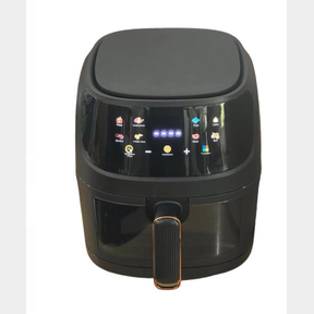 8L ROASTER AIR FRYER WITH CLEAR VIEW FOOD BASKET AND PAPER LINERS - BLACK -