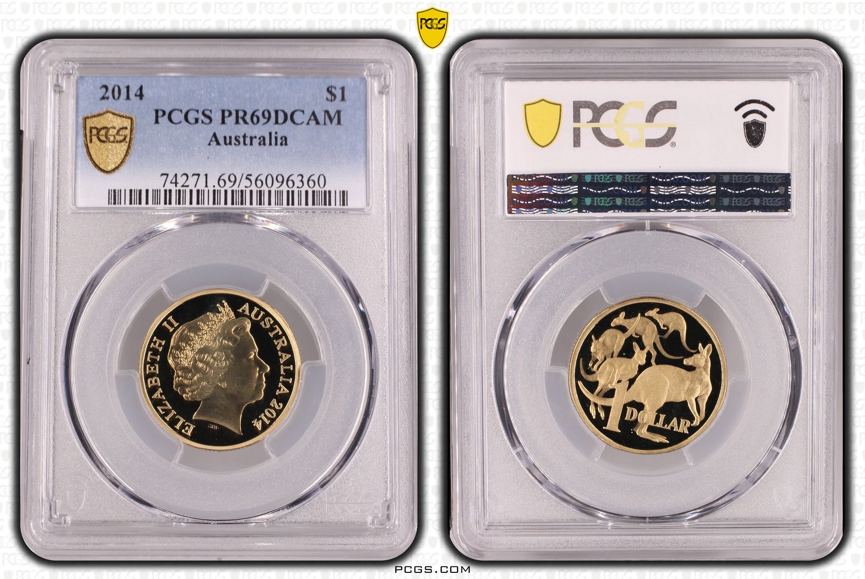 One Dollar, 2014, PCGS PR69DCAM