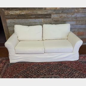 Pottery Barn Sofa with Removable Washable Slipcover