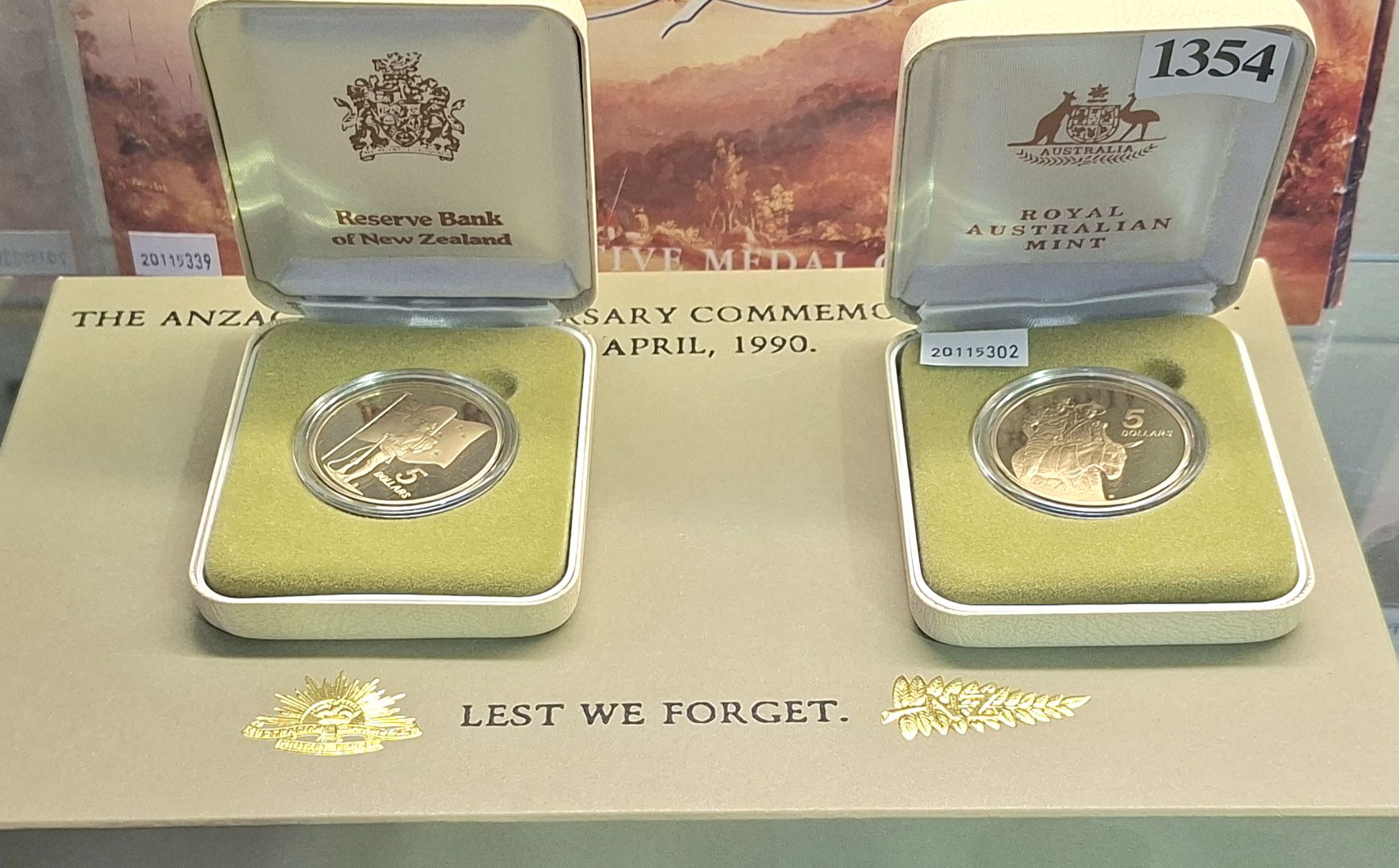 ANZAC COMMEMORATIVE COIN SET