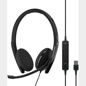 EPOS ADAPT 160 USB II - WIRED, DOUBLE-SIDED, UC OPTIMIZED HEADSET WITH USB CONNECTIVITY - SUPERIOR STEREO SOUND - ENHANCED COMFORT