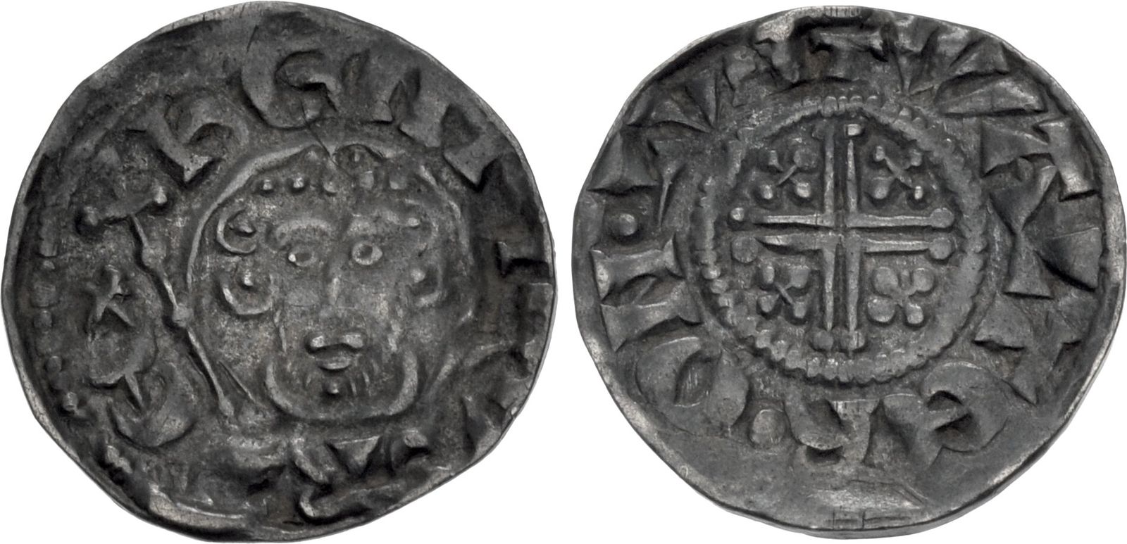 John. 11991216. AR Penny (81mm, 1.49 g, 6h). Short cross