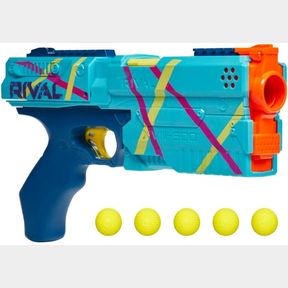 NERF RIVAL KRONOS XVIII-500 BLASTER, BREECH-LOAD, 5 ROUNDS, SPRING ACTION, 90 FPS VELOCITY, TEAL COLOR DESIGN (AMAZON EXCLUSIVE)