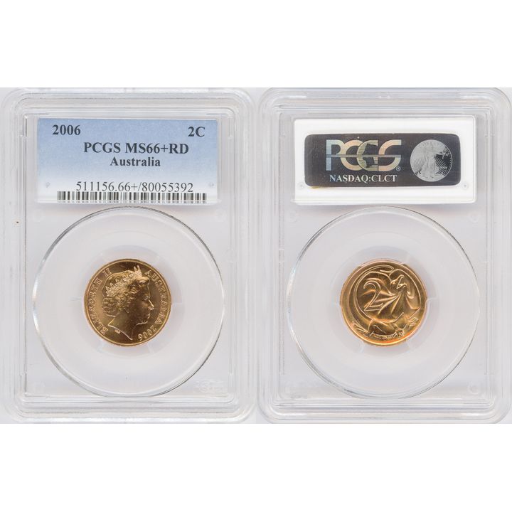 Two Cent, 2006, PCGS MS66+RD