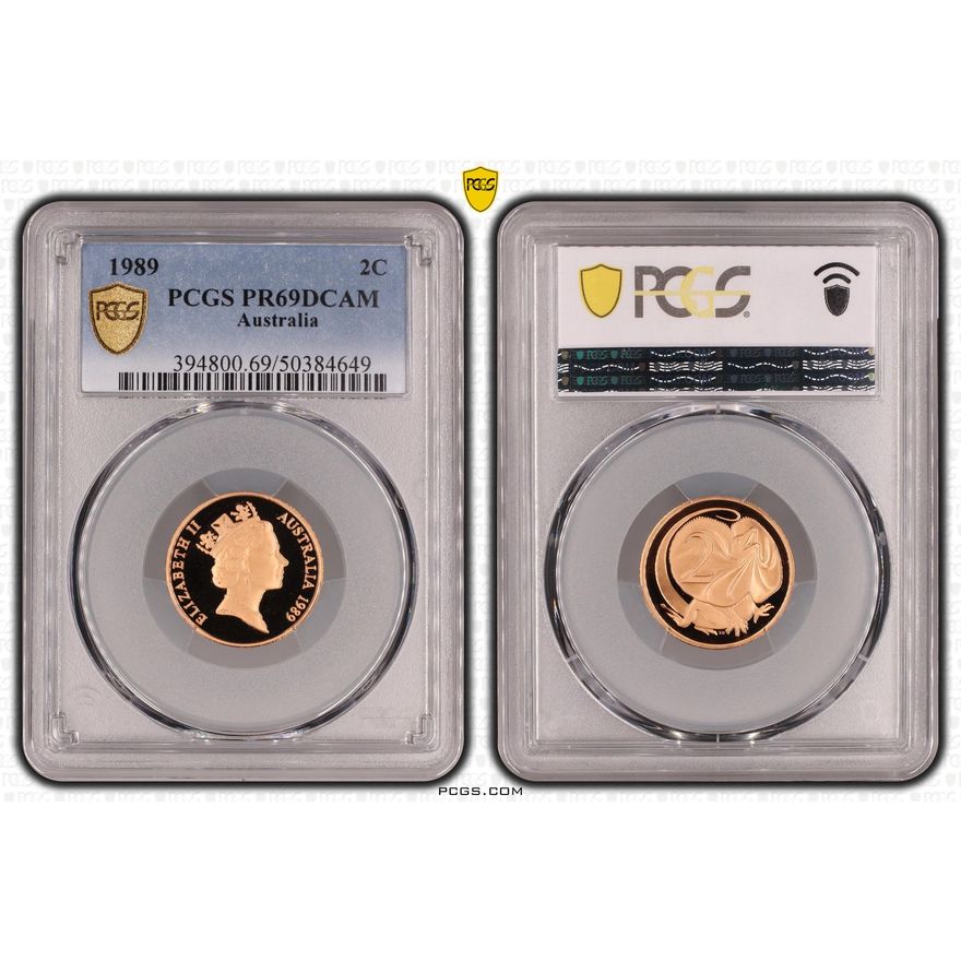 Two Cent, 1989, PCGS PR69DCAM