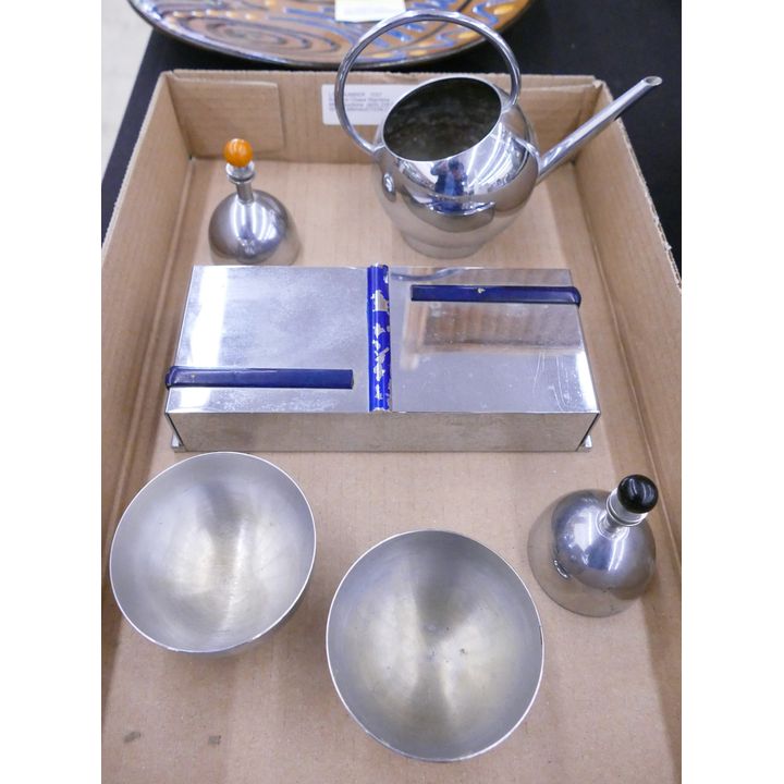 Box 6pc Chase Stainless Art Deco Items