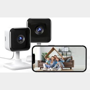 GNCC INDOOR SECURITY CAMERA, 2 PACKS 1080P CAMERAS FOR HOME SECURITY WI-FI CAMERA, MOTION/SOUND DETECTION, NIGHT VISION, 2-WAY AUD