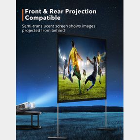 NEW 16;9 PROJECTOR OUTDOOR SCREEN & STAND 59907B***
