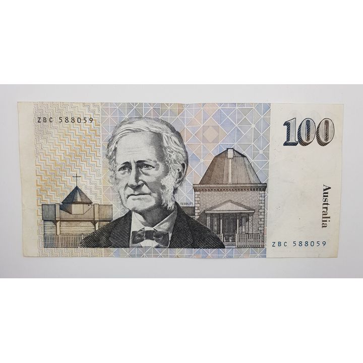 FIRST PREFIX - Aus. J/F $100 Note